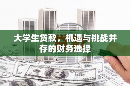 林州大学生贷款，机遇与挑战并存的财务选择