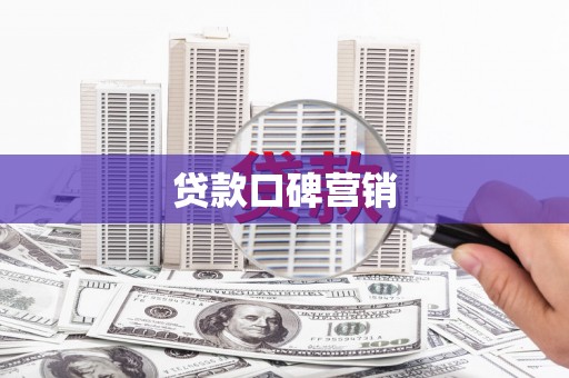 林州贷款口碑营销