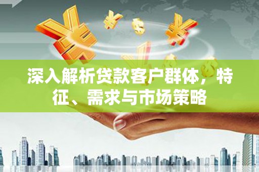 林州深入解析贷款客户群体，特征、需求与市场策略