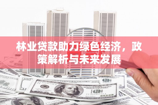 林州林业贷款助力绿色经济，政策解析与未来发展