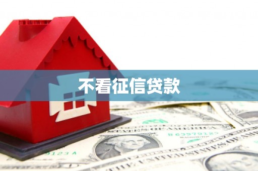 林州不看征信贷款