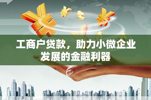 林州工商户贷款，助力小微企业发展的金融利器