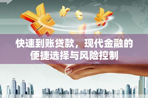 林州快速到账贷款，现代金融的便捷选择与风险控制