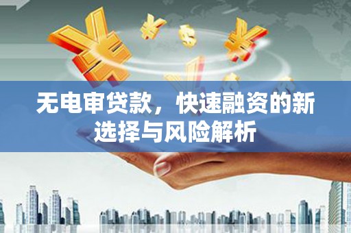 林州无电审贷款，快速融资的新选择与风险解析