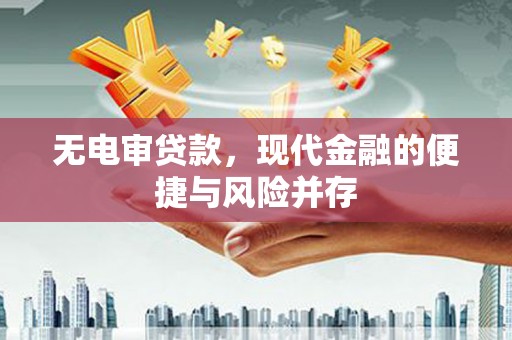 林州无电审贷款，现代金融的便捷与风险并存