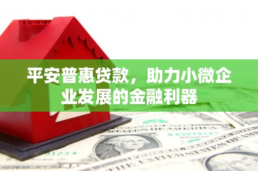 林州平安普惠贷款，助力小微企业发展的金融利器