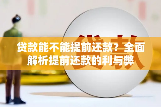 林州贷款能不能提前还款？全面解析提前还款的利与弊