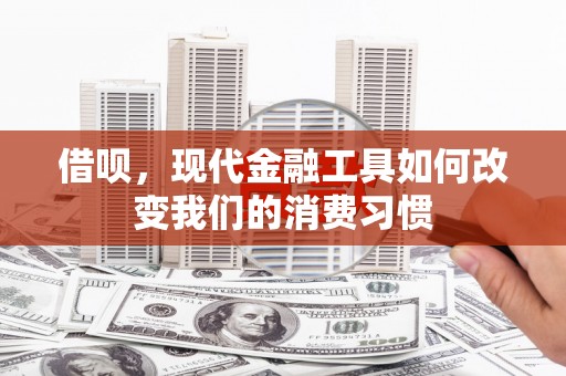 林州借呗，现代金融工具如何改变我们的消费习惯