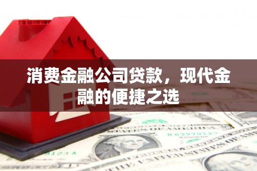 林州消费金融公司贷款，现代金融的便捷之选