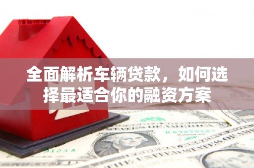 林州全面解析车辆贷款，如何选择最适合你的融资方案