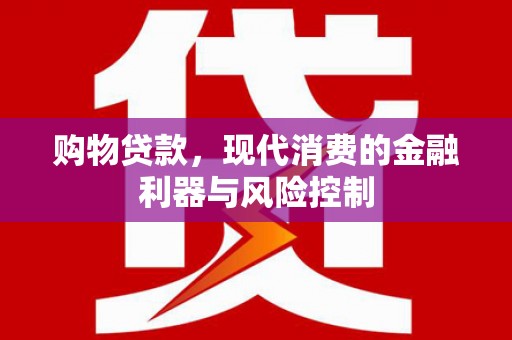 林州购物贷款，现代消费的金融利器与风险控制