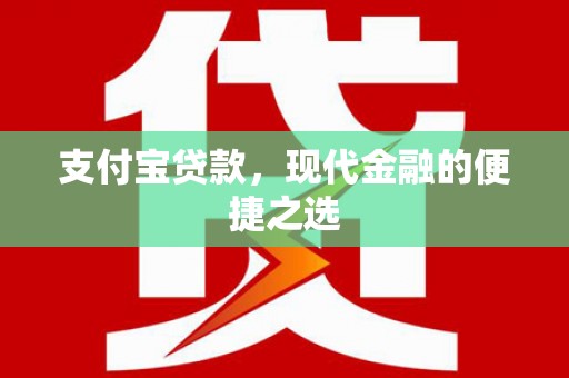 林州支付宝贷款，现代金融的便捷之选