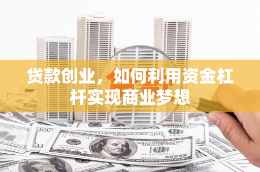 林州贷款创业，如何利用资金杠杆实现商业梦想
