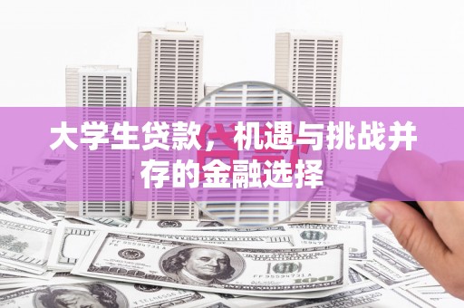 林州大学生贷款，机遇与挑战并存的金融选择