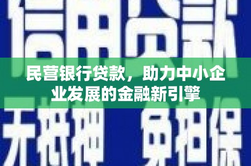 林州民营银行贷款，助力中小企业发展的金融新引擎