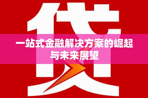 林州一站式金融解决方案的崛起与未来展望