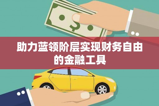 林州助力蓝领阶层实现财务自由的金融工具