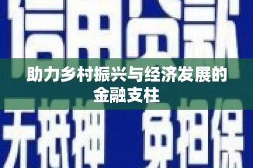 林州助力乡村振兴与经济发展的金融支柱
